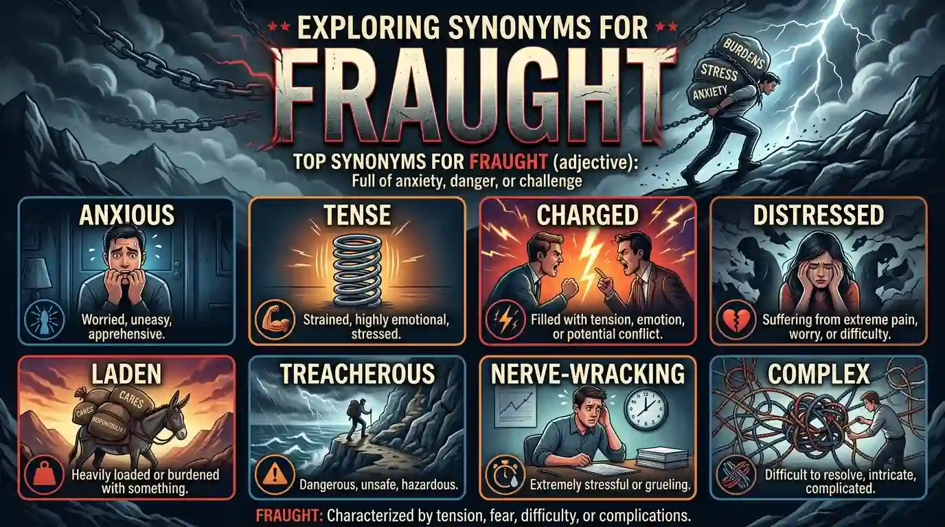 synonyms for fraught