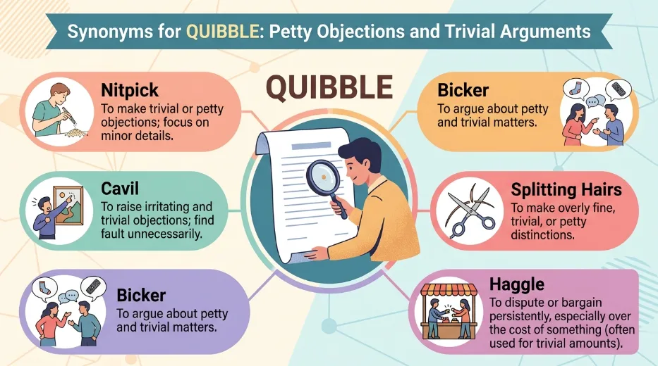 synonyms for quibble