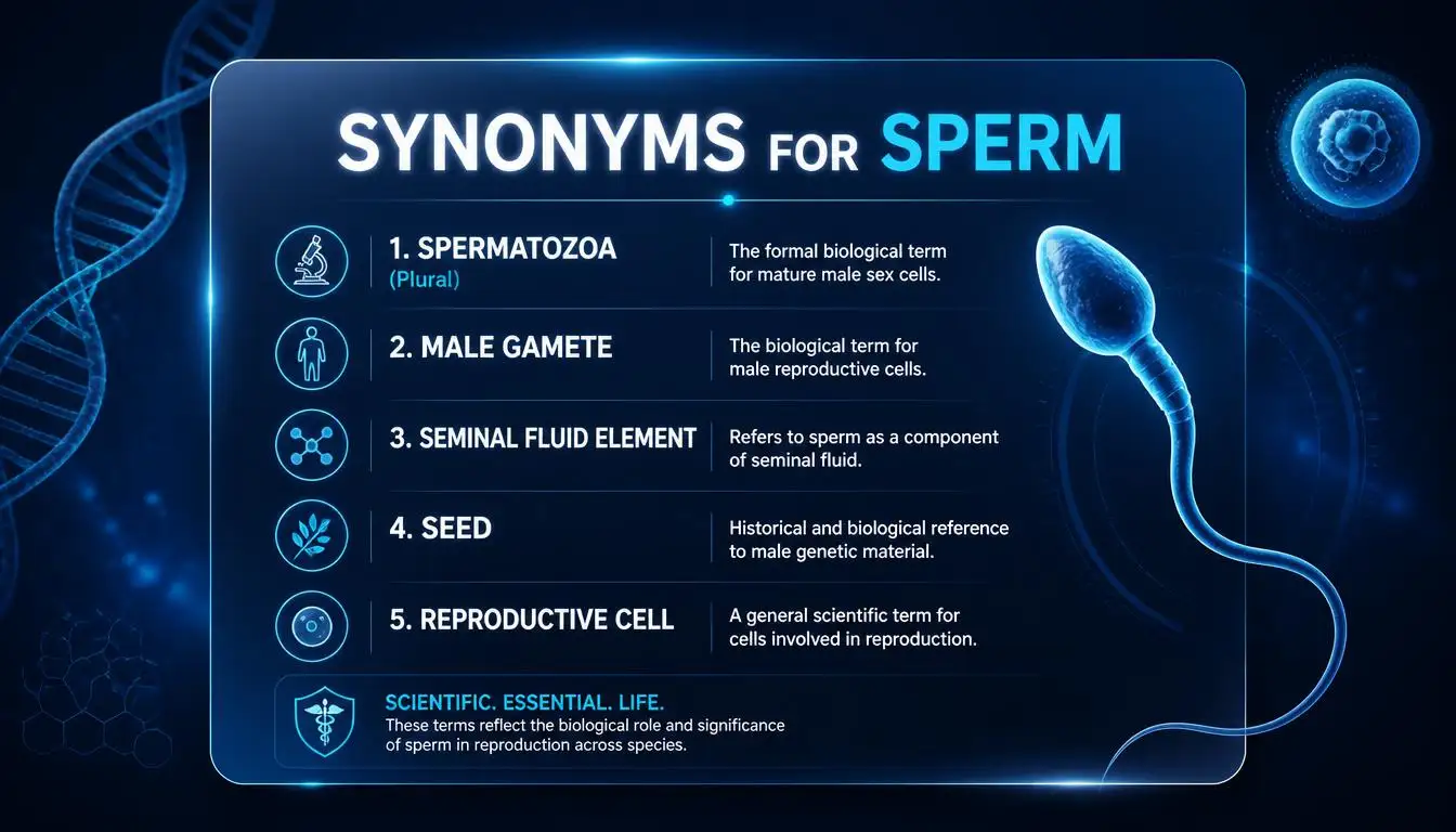 synonyms for sperm