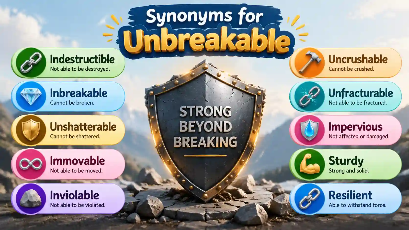 synonyms-for-unbreakable